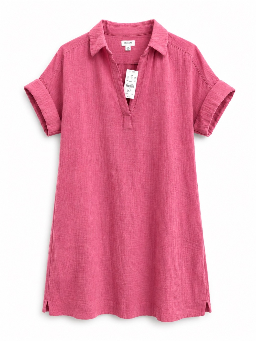 J. Crew Women’s Pink Polo Dress with Pockets